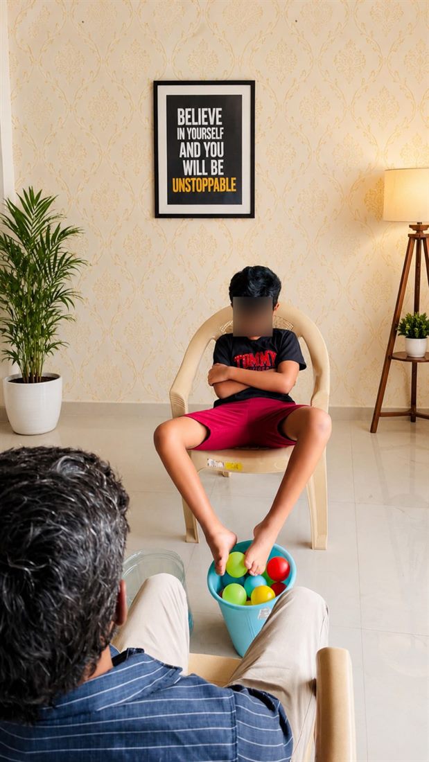 Sensory foot pressure activity